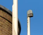 Detail vlaggenmast.
<br/>
Marcel Westhoff, juli 2018